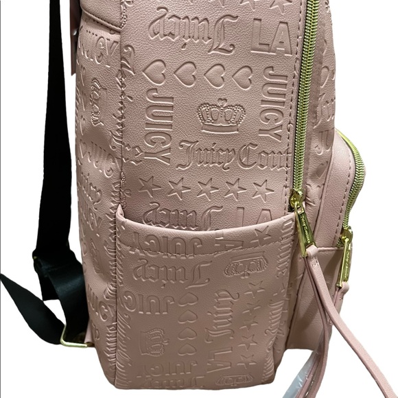 BNWT. JUICY COUTURE BLUSH WORD PLAY BACKPACK - Picture 5 of 13